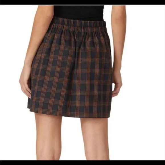 Madewell Double Breasted Plaid Mini Skirt Size XXL - Picture 2 of 11